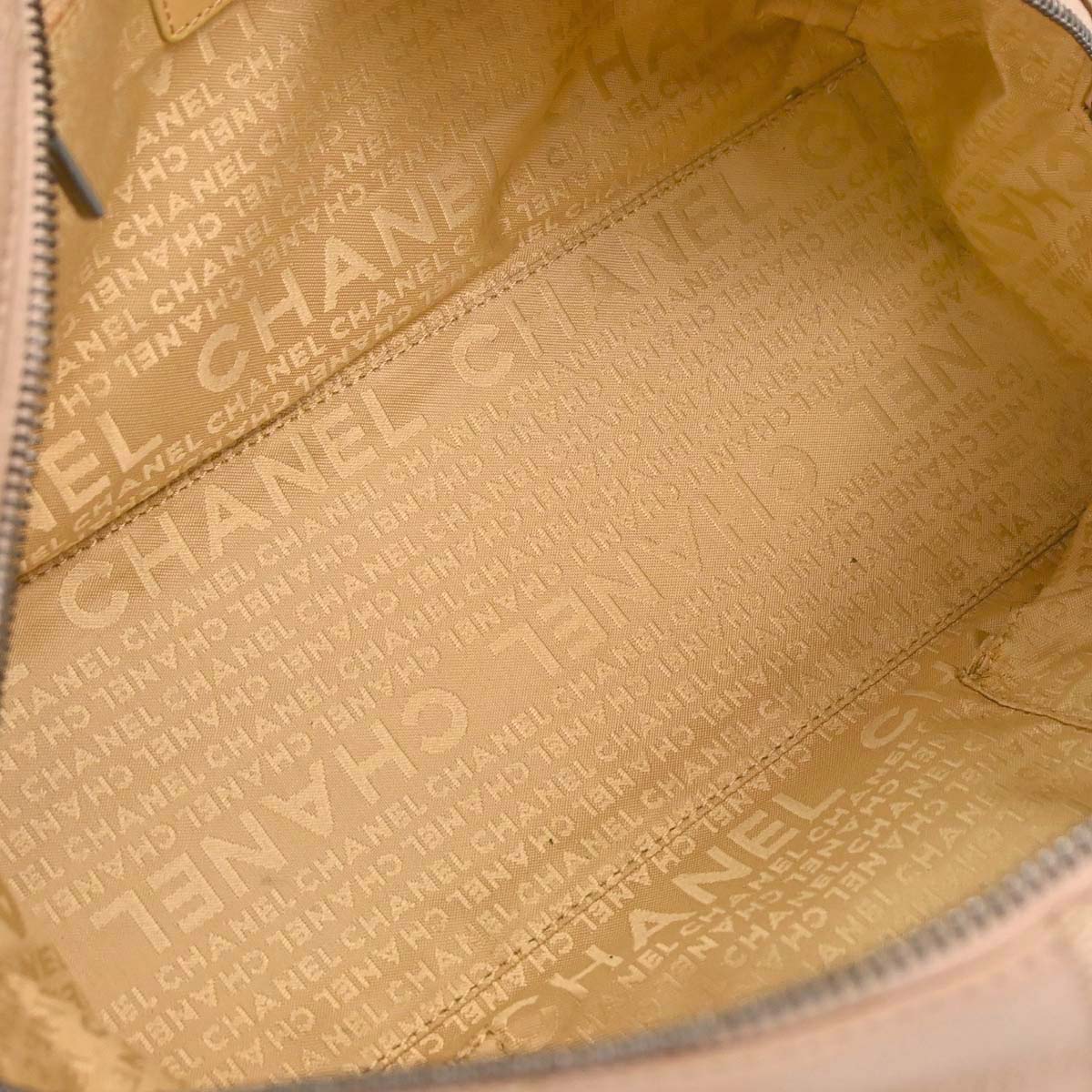 Chanel 2005-2006 Light Pink Caviar Skin Choco Bar Handbag