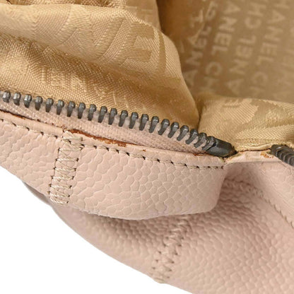 Chanel 2005-2006 Light Pink Caviar Skin Choco Bar Handbag