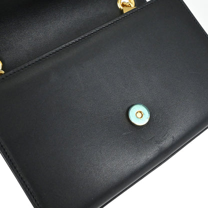 Saint Laurent Black Leather Kate Shoulder Bag
