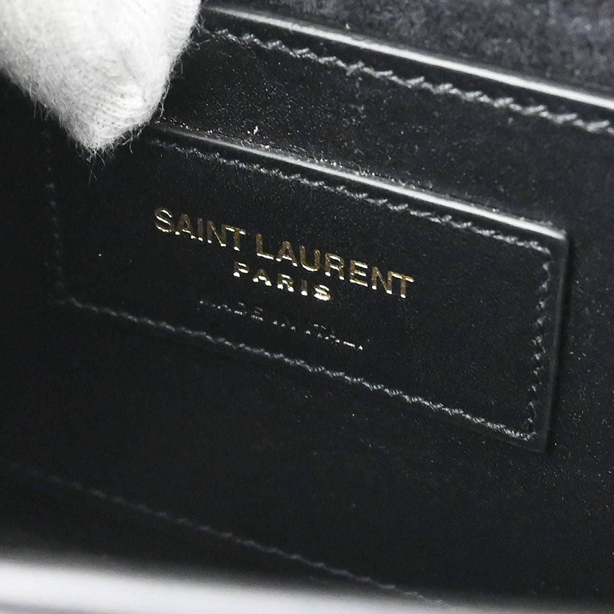 Saint Laurent Black Leather Kate Shoulder Bag