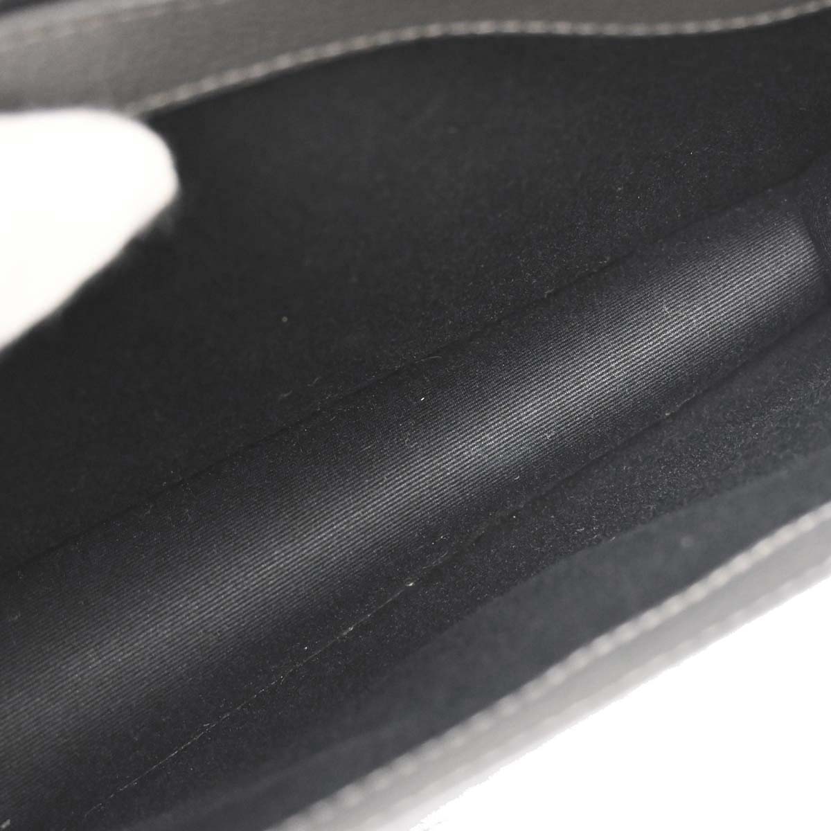 Saint Laurent Gray Leather Sunset Shoulder Bag