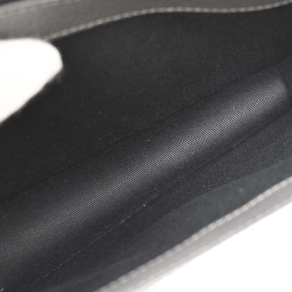 Saint Laurent Gray Leather Sunset Shoulder Bag