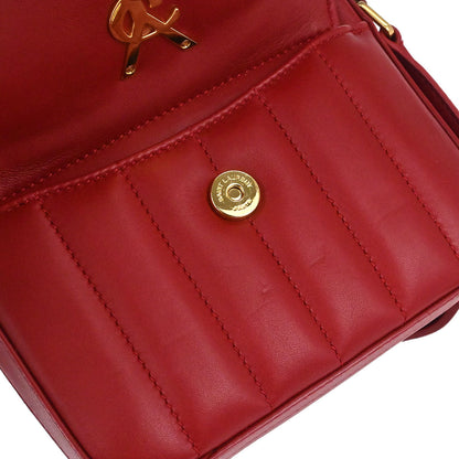 Saint Laurent Red Vicky Camera Bag Shoulder Bag