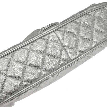 Chanel 2016-2017 Silver Calfskin Casual Rock Shoulder Bag