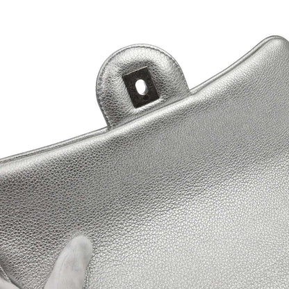 Chanel 2016-2017 Silver Calfskin Casual Rock Shoulder Bag