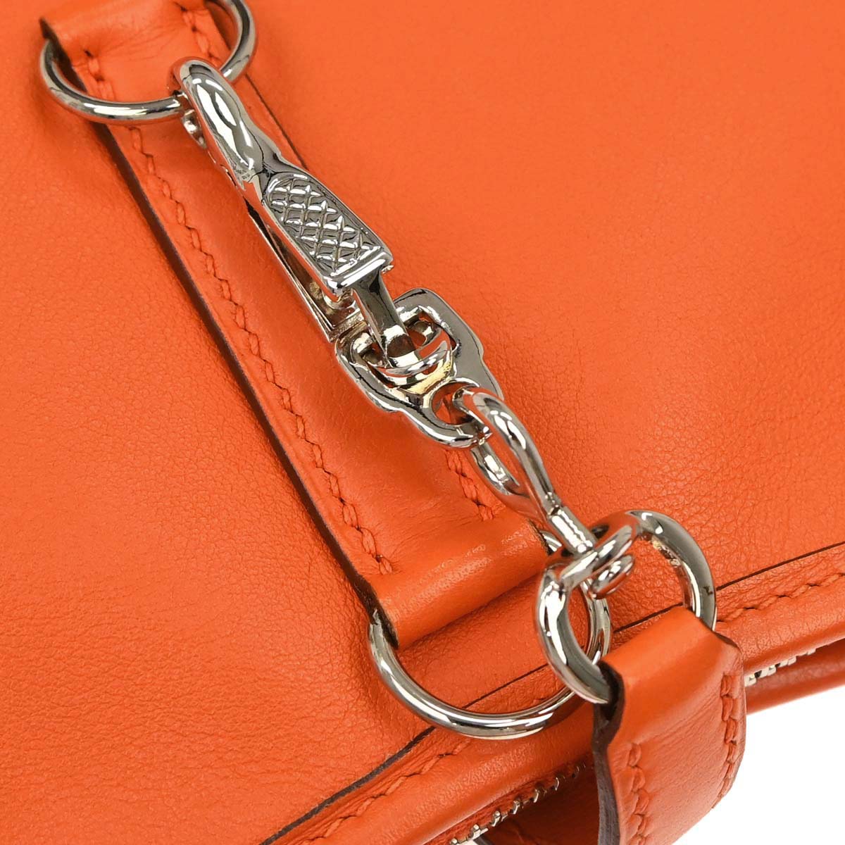 Hermes 2006 Orange Swift Trim 31 Shoulder Bag