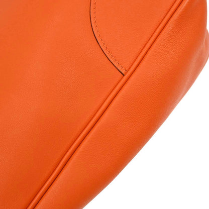 Hermes 2006 Orange Swift Trim 31 Shoulder Bag