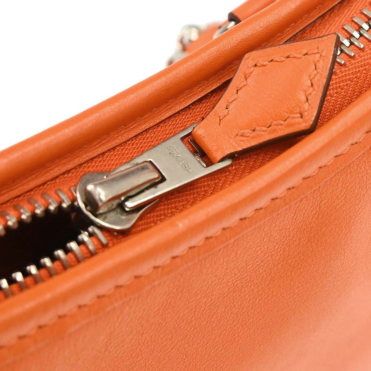 Hermes 2006 Orange Swift Trim 31 Shoulder Bag