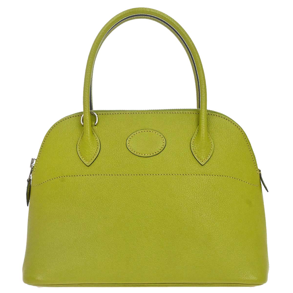 Hermes 2008 Anis Green Chevre Myzore Bolide 27 Handbag
