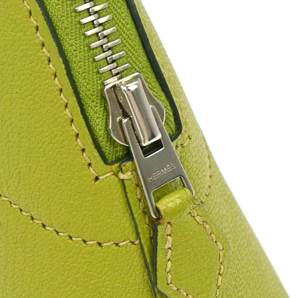 Hermes 2008 Anis Green Chevre Myzore Bolide 27 Handbag