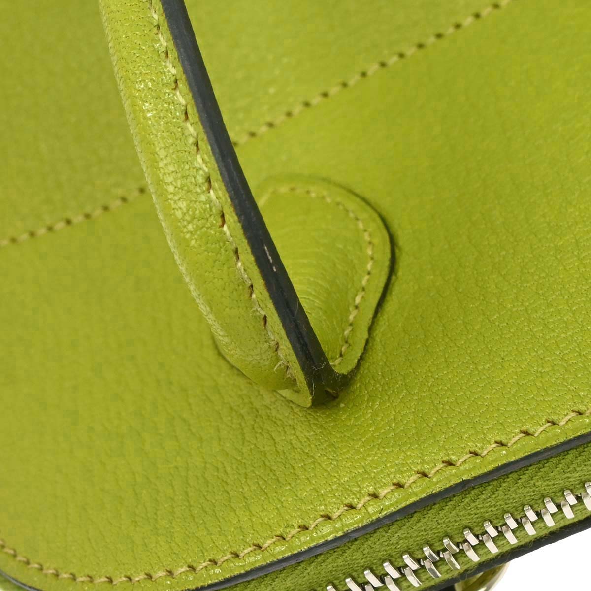 Hermes 2008 Anis Green Chevre Myzore Bolide 27 Handbag