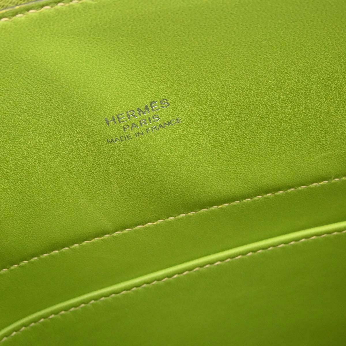 Hermes 2008 Anis Green Chevre Myzore Bolide 27 Handbag