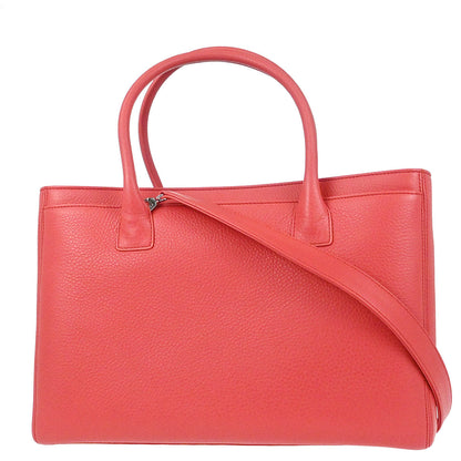 Chanel 2014 Pink Deerskin Executive Cerf 2way Shoulder Tote Bag