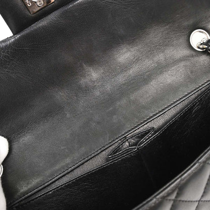 Chanel 2005-2006 Black Lambskin East West Shoulder Bag