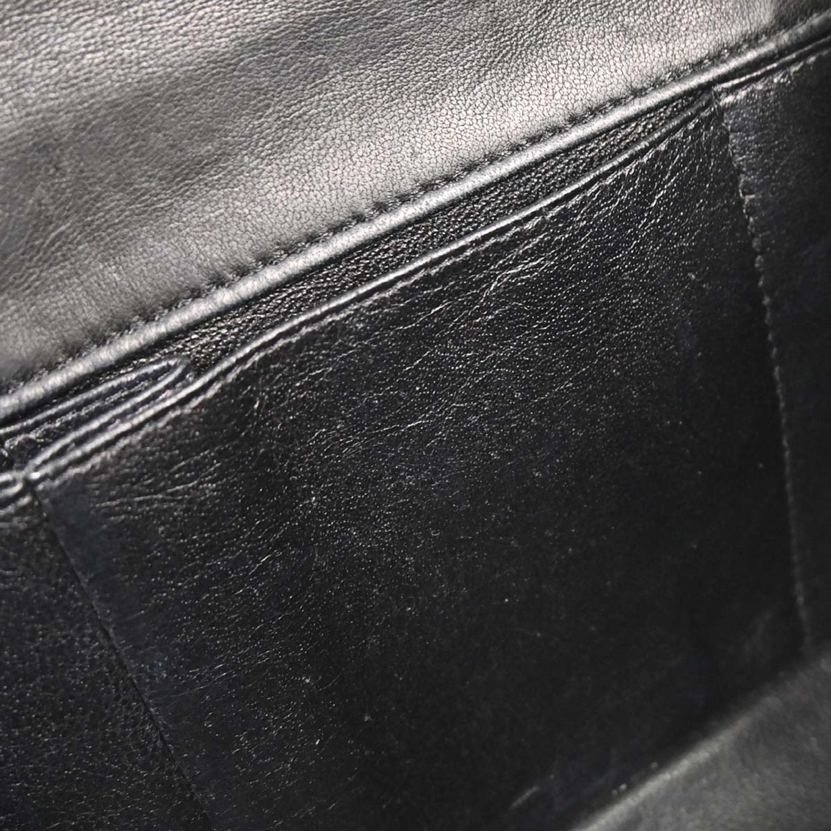 Chanel 2005-2006 Black Lambskin East West Shoulder Bag
