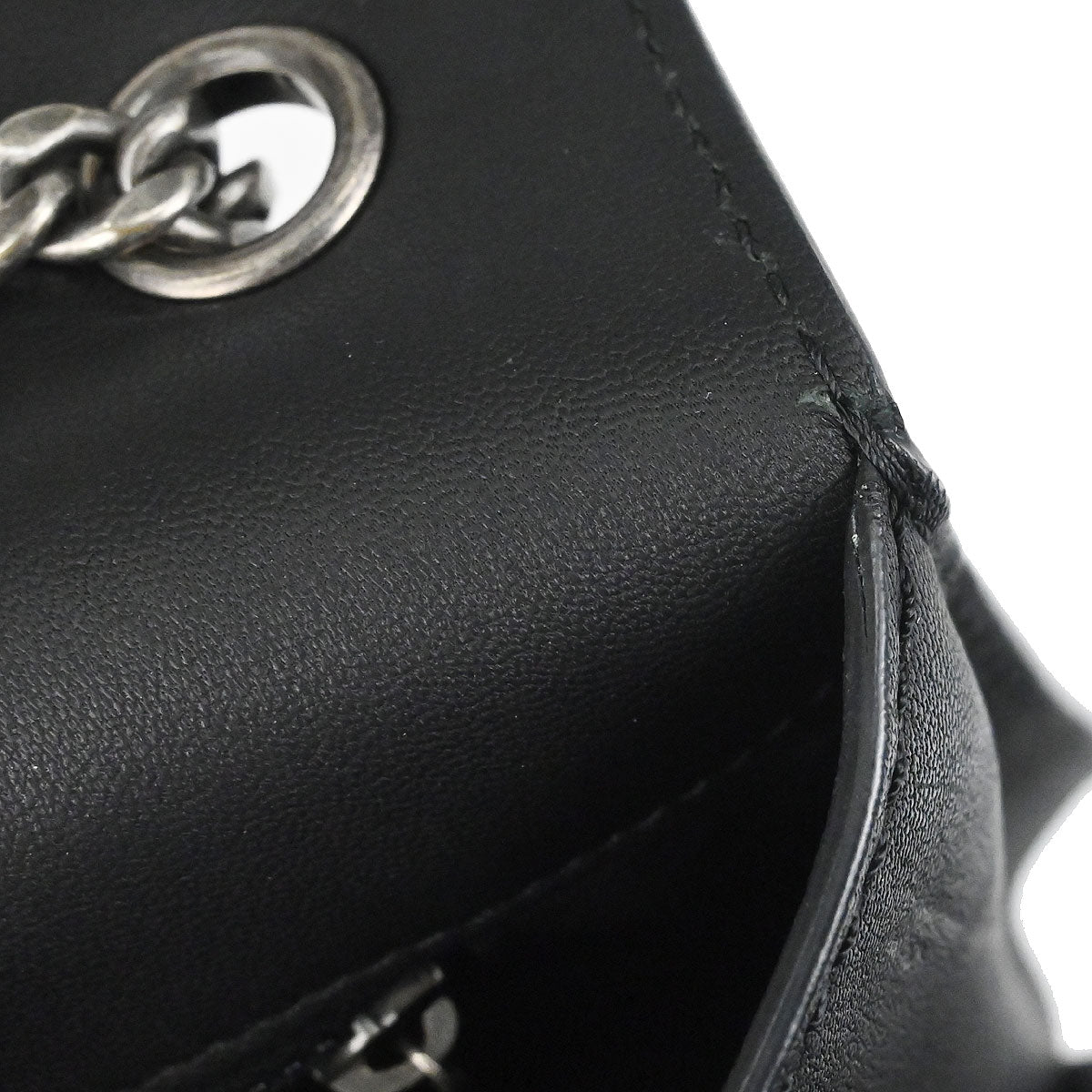 Chanel Black Calfskin Jumbo Double Flap Shoulder Bag