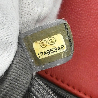 Chanel 2012-2013 Red Calfskin Ultimate Stitch Natural Beauty Split Pocket Flap Bag