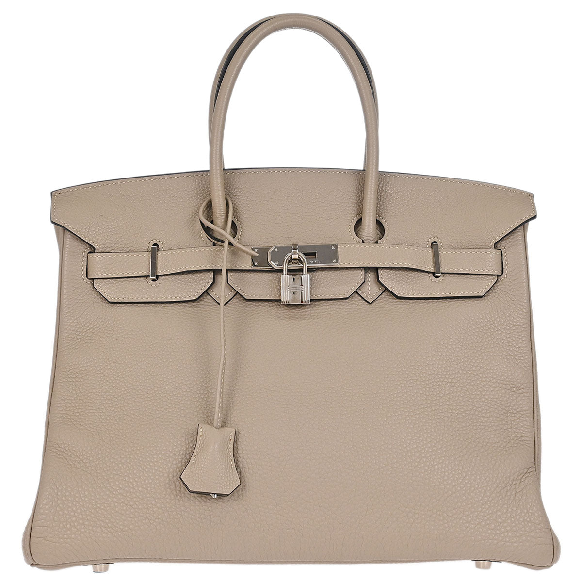 Hermes 2006 Gris Tourterelle Togo Birkin 35 Handbag