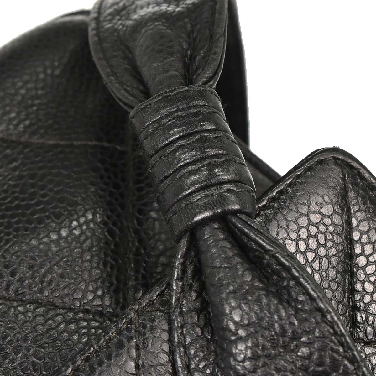 Chanel 1994-1996 Black Caviar Skin Camera Bag Jumbo