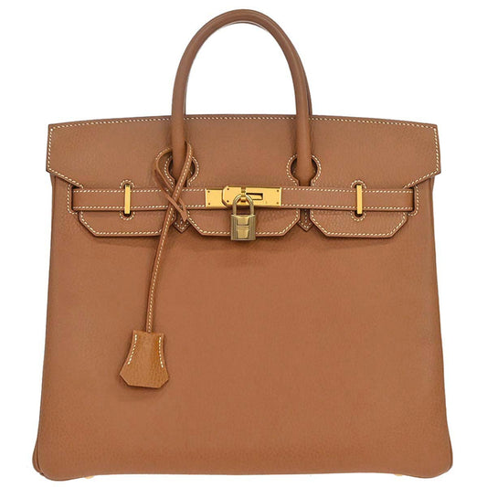 Hermes Gold Ardennes Haut a Courroies 32 Handbag