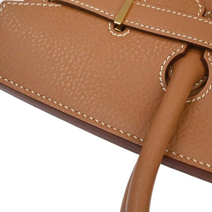 Hermes Gold Ardennes Haut a Courroies 32 Handbag