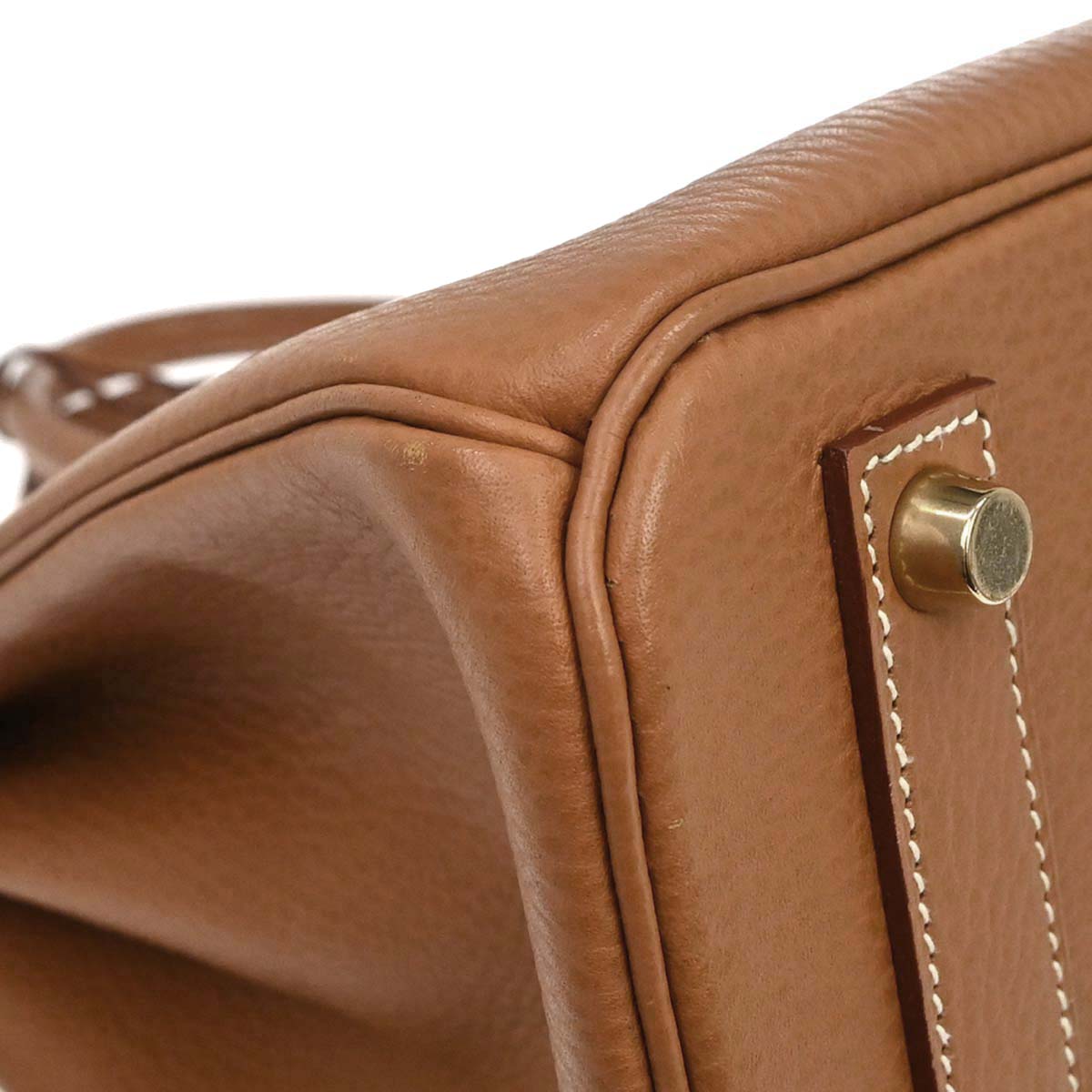 Hermes Gold Ardennes Haut a Courroies 32 Handbag