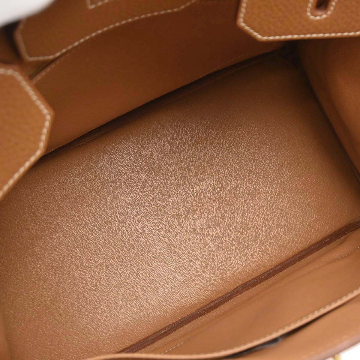 Hermes Gold Ardennes Haut a Courroies 32 Handbag