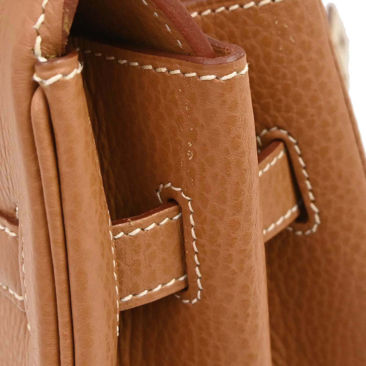 Hermes Gold Ardennes Haut a Courroies 32 Handbag