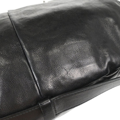 Yves Saint Laurent Black Leather Large Mombasa Handbag