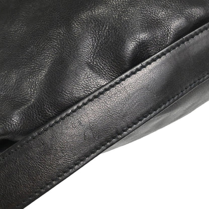 Yves Saint Laurent Black Leather Large Mombasa Handbag