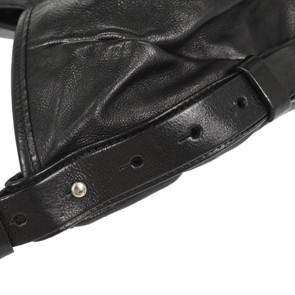 Yves Saint Laurent Black Leather Large Mombasa Handbag