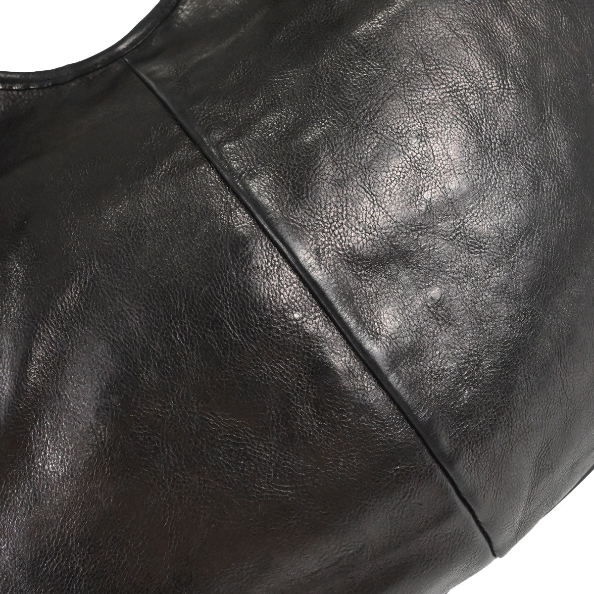 Yves Saint Laurent Black Leather Large Mombasa Handbag