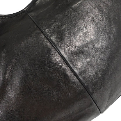 Yves Saint Laurent Black Leather Large Mombasa Handbag