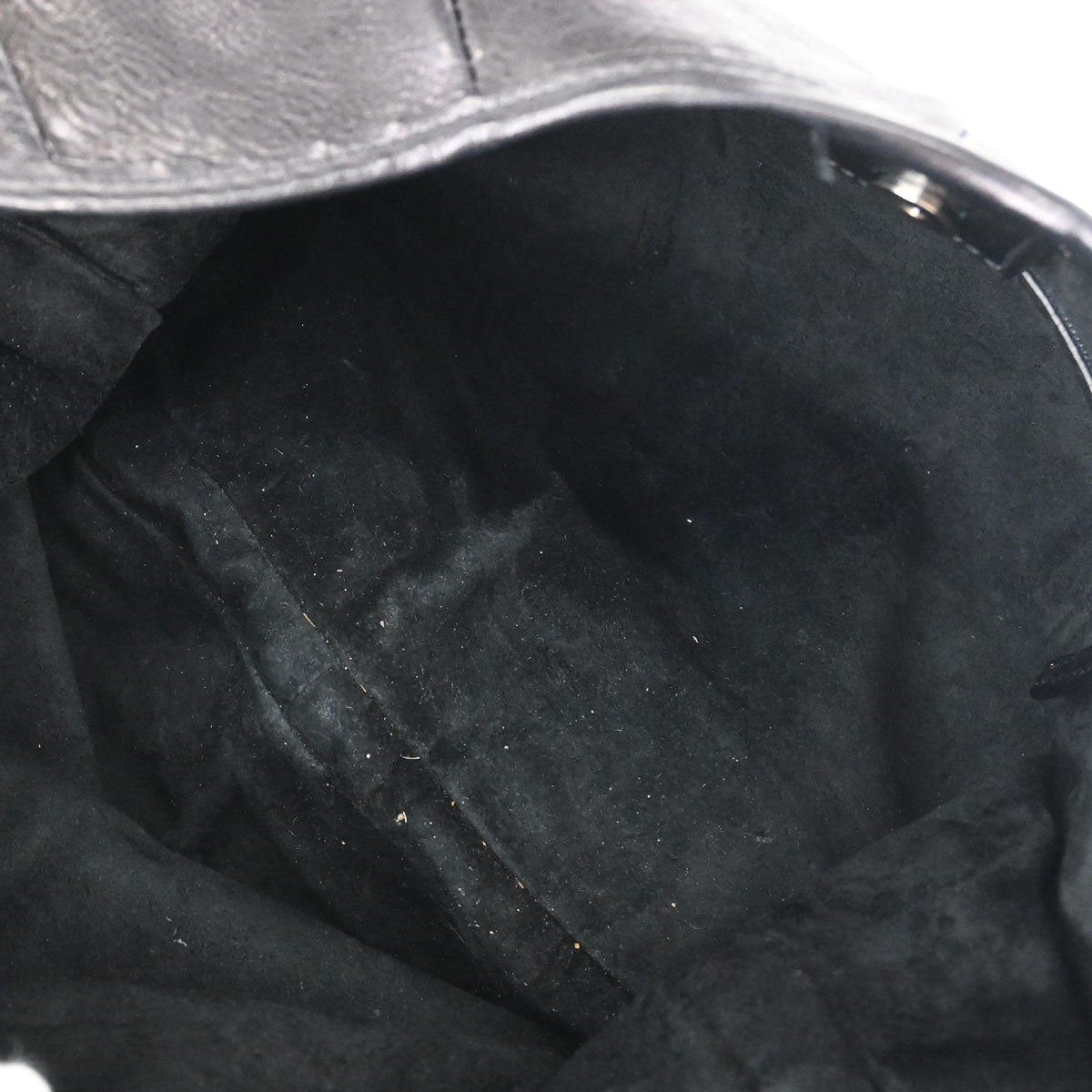 Yves Saint Laurent Black Leather Large Mombasa Handbag