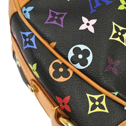 Louis Vuitton Black Monogram Multicolor Greta Handbag M40196