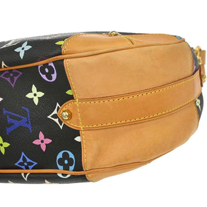 Louis Vuitton Black Monogram Multicolor Greta Handbag M40196