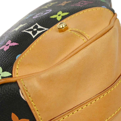 Louis Vuitton Black Monogram Multicolor Greta Handbag M40196