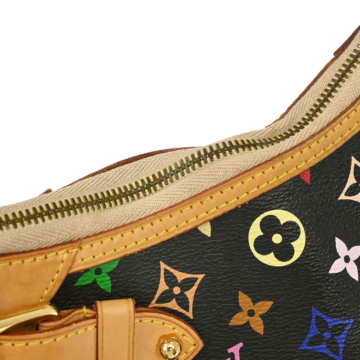 Louis Vuitton Black Monogram Multicolor Greta Handbag M40196