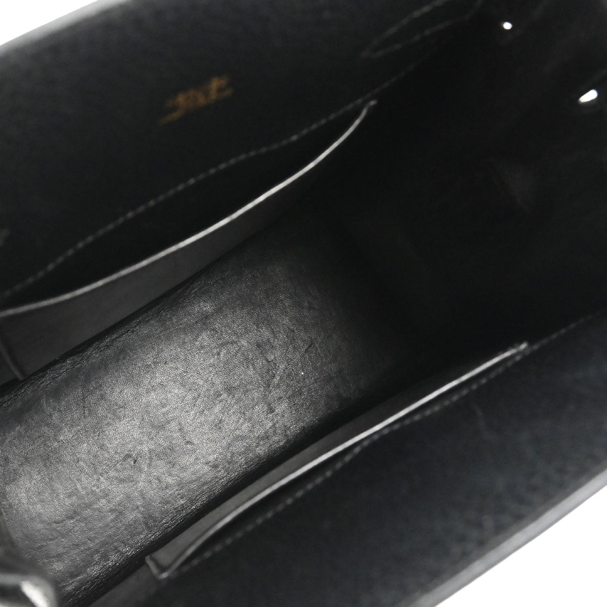 Hermes Black Natural Ardennes Kelly Sport MM Shoulder Bag