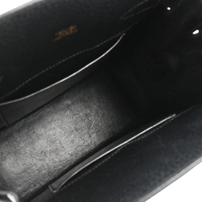 Hermes Black Natural Ardennes Kelly Sport MM Shoulder Bag