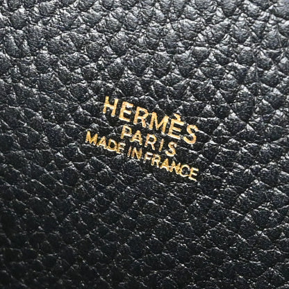 Hermes Black Natural Ardennes Kelly Sport MM Shoulder Bag