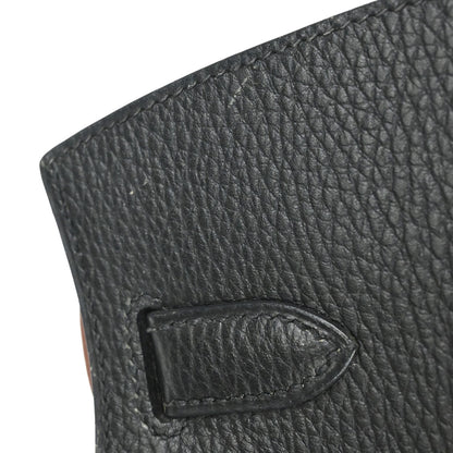 Hermes Black Natural Ardennes Kelly Sport MM Shoulder Bag