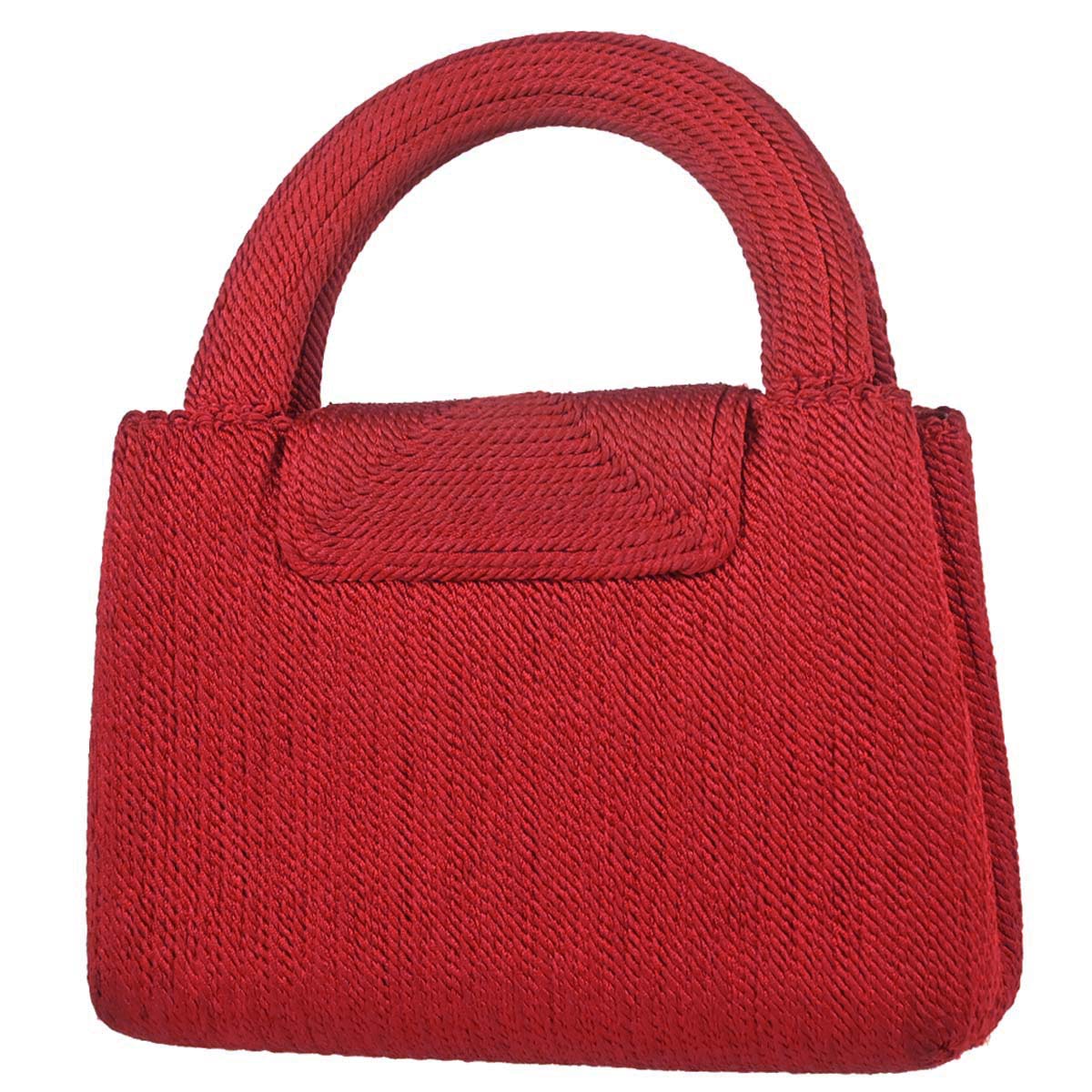 Chanel 1997-1999 Red Silk Rope Handbag