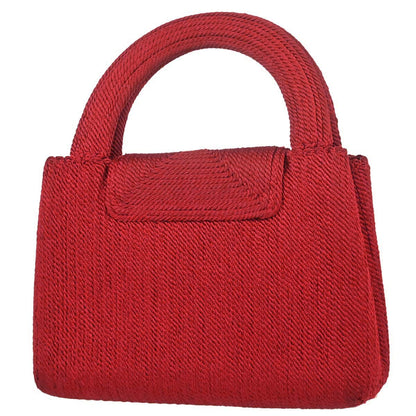 Chanel 1997-1999 Red Silk Rope Handbag