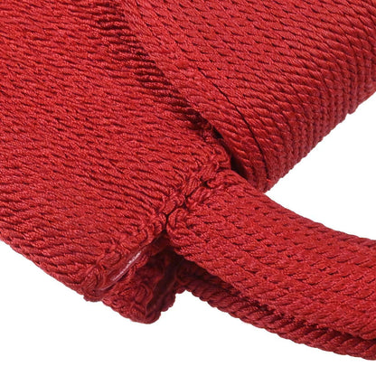 Chanel 1997-1999 Red Silk Rope Handbag