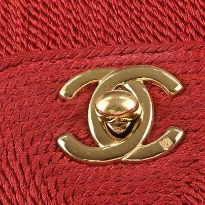 Chanel 1997-1999 Red Silk Rope Handbag