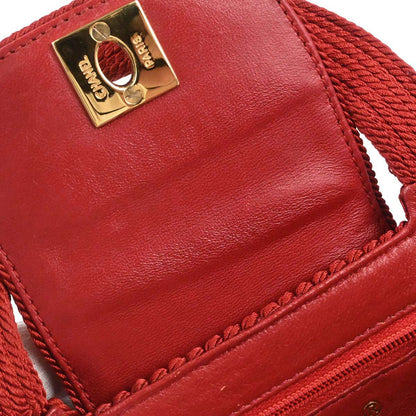 Chanel 1997-1999 Red Silk Rope Handbag