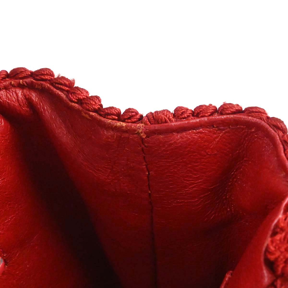Chanel 1997-1999 Red Silk Rope Handbag