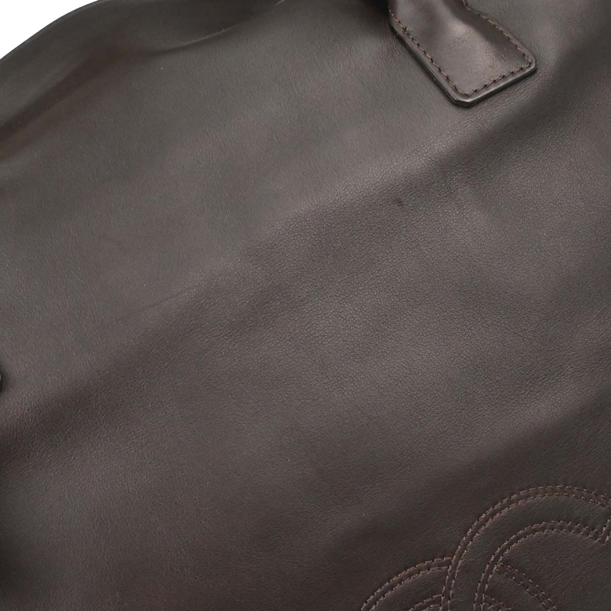 Chanel Brown Calfskin Travel Handbag
