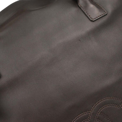 Chanel Brown Calfskin Travel Handbag